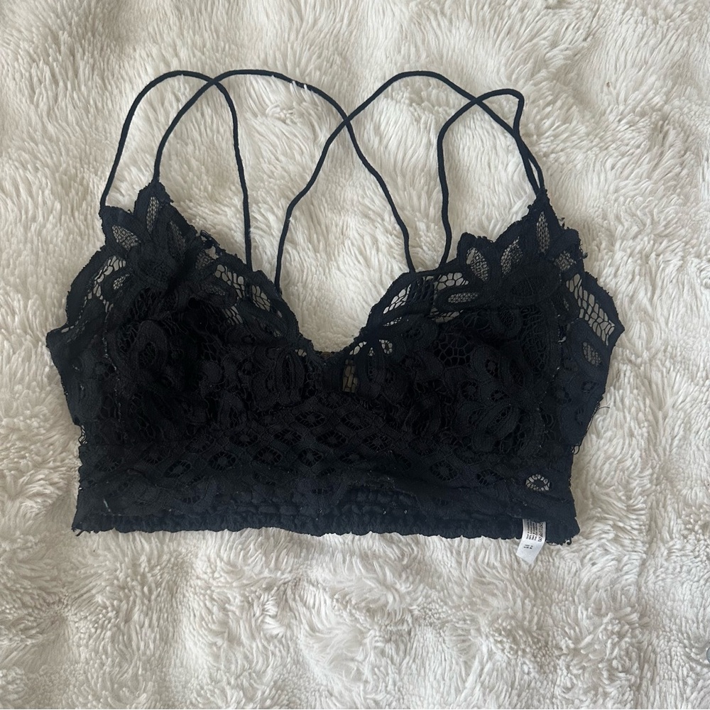 Elegant Black Lace Bralette